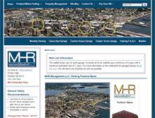 Tablet Screenshot of mhrmanagement.com